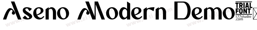 Aseno Modern Demo字体转换